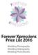 Forever Xpressions Price List 2016
