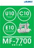 MF-7700 U10 C10 E10. Universal type (basic type) for Elastic lace attaching (with right hand fabric trimmer) for Collarette attaching