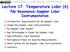 Lecture 17. Temperature Lidar (6) Na Resonance-Doppler Lidar Instrumentation