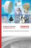 Products & Services Brochure Microwave Antennas, Subsystems and Consultancy