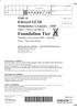 Paper Reference F 1 F. 5540F/1F Edexcel GCSE Mathematics A (Linear) 2540 Paper 1 (Non-Calculator) Foundation Tier