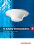 I 1. In-Building Wireless Solutions INDOOR. Passive Distributed Antenna Systems