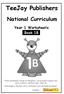TeeJay Publishers. National Curriculum. Year 1 Worksheets Book 1B