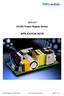 AC/DC Power Supply Series APPLICATION NOTE