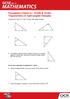 Foundation Check In b & 10.05c Trigonometry in