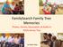 FamilySearch Family Tree Memories