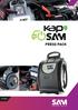 CONTENTS. p.3 from the French firm. Kap SAM, the latest innovation. p.5. Kap SAM, a jump starter with no battery and no need to charge from the mains