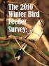 The 2010 Winter Bird Feeder Survey: