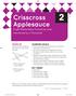 Crisscross Applesauce