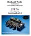 Blackaddr Audio. GTA Pro (PCB Rev 2/A) User Guide v1.0