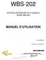 WBS-202 MANUEL D UTILISATION STATION INTERCOM HF 2 CANAUX SERIE WB-200 AUDIO ELECTRONICS DESIGN. Issue May 09 CENTRALE INTERCOM HF