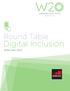 Round Table. Digital Inclusion PARIS, MAY 30TH