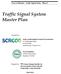 Traffic Signal System Master Plan