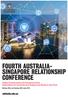 FOURTH AUSTRALIASINGAPORE RELATIONSHIP CONFERENCE Digital Transformation & Entrepreneurship: Implications for Australian and Singaporean Business and