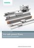 For safe power flows Busbar trunking systems SIVACON 8PS Answers for infrastructure and cities.