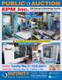 EPM Inc. Auction: Tuesday May 27, 10:30 AM (ET) Inspection: Monday May 26, 9 AM to 4 PM. CNC Boring & Machining Facility