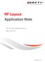 RF Layout Application Note