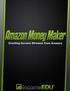 Amazon Money Maker... 2 Section 1 - Amazon Heat Seeker... 3 Star Rating... 3 Reviews... 3 Cost... 3 Finding Products... 4 Keyword Research...