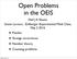 Open Problems in the OEIS