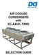 AIR COOLED CONDENSERS with EC AXIAL FANS