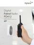 Digital Patrol Radio PD412 Compliant with DMR standard Dual Mode Analog & Digital. Embedded RFID reader