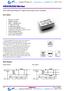 MIW3000 Series EMI. 5-6W, Wide Input Range DIP, Single & Dual Output DC/DC Converters MINMAX. Block Diagram. Key Features