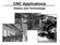 CNC Applications. History and Terminology