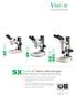 Family of Stereo Microscopes Quality microscopes for industry and life sciences