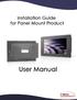 Installation Guide for Panel Mount Product