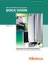 CNC Vision Measuring System QUICK VISION