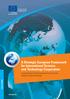 A Strategic European Framework for International Science and Technology Cooperation