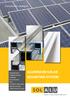 ALUMINIUM SOLAR MOUNTING SYSTEM. Components catalogue FOR ALL TYPES OF ROOFS AND SITES