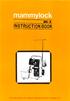 ML-4 INSTRUCTION BOOK. From the library of: Superior Sewing Machine & Supply LLC