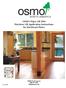 OSMO Polyx-Oil 3054 Hardwax Oil Application Instructions for Hardwood Floors