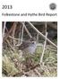Folkestone and Hythe Bird Report