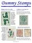 Issue 48 A Newsletter Covering British Stamp Printers' Dummy Stamp Material Quarter