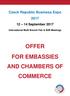 OFFER FOR EMBASSIES AND CHAMBERS OF COMMERCE