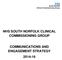 NHS SOUTH NORFOLK CLINICAL COMMISSIONING GROUP COMMUNICATIONS AND ENGAGEMENT STRATEGY