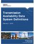 Transmission Availability Data System Definitions