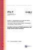 ITU-T G (07/2007) Amplified multichannel DWDM applications with single channel optical interfaces