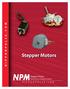 Tin-Can Steppers. Stepper Motors. Nippon Pulse Your Partner in Motion Control. nipponpulse.com