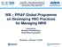 WB PPIAF Global Programme on Developing PBC Practices for Managing NRW