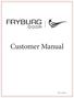 Customer Manual Edition