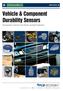 Vehicle & Component Durability Sensors Accelerometers, Load Cells, Force Sensors, and Signal Conditioners
