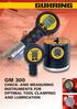 GM 300 CHECK- AND MEASURING INSTRUMENTS FOR OPTIMAL TOOL CLAMPING AND LUBRICATION