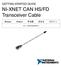 NI-XNET CAN HS/FD Transceiver Cable