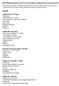 Wilson Memorial High School School Supply Lists (alphabetical by course by teacher)
