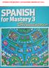 SPANISH FOR MASTERY 3 SITUACIONES ANSWER KEY FULL