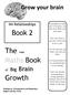 Book 2. The wee Maths Book. Growth. Grow your brain. N4 Relationships. of Big Brain