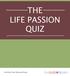 The Life Passion Quiz!